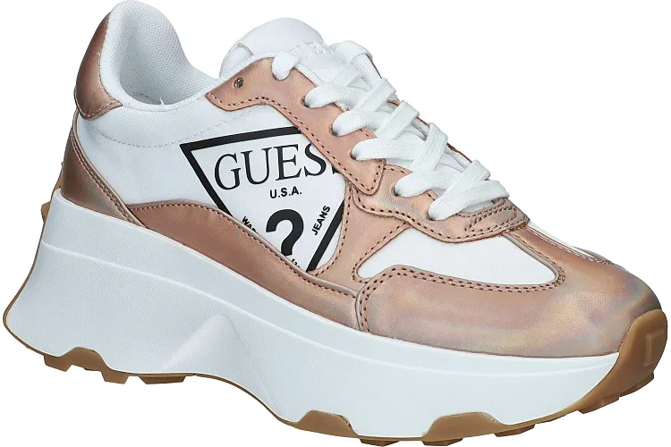 Basket Guess Nude Femme Rose - chaussures