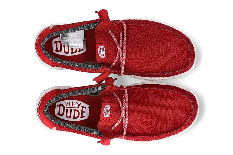 HEY DUDE-WALLY 3-ROUGE-HOMMES-0003