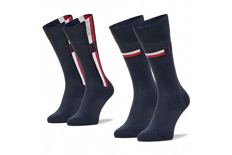 TOMMY HILFIGER-SOCK2PICON1-NAVY-ACCESSOIRES-0001