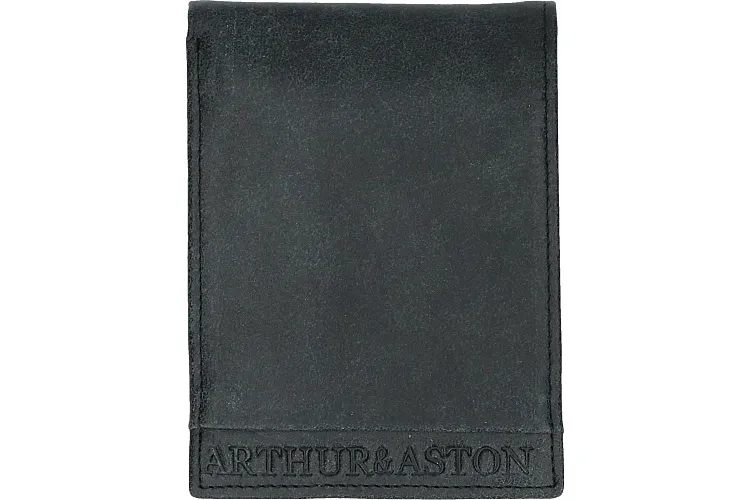 Portefeuille Homme Arthur & Aston en Cuir Noir